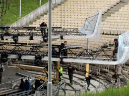 Powstaje scenografia na jubileuszowy festiwal. TVP trzyma szczegóły w tajemnicy.