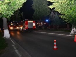 Pożar w opuszczonej stajni