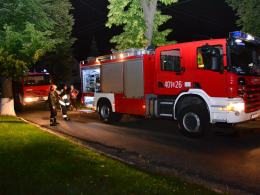 Pożar w opuszczonej stajni