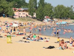 Pierwsze plażowanie za nami