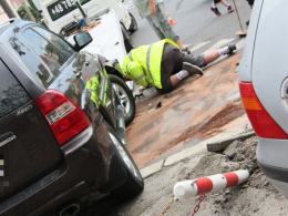 Wypadek przy ul. Plebiscytowej w Opolu. Dwie osoby ranne.