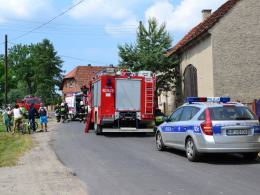 Pijany kierowca dachował w Janowie