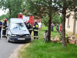 Pijany kierowca dachował w Janowie