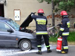 Pijany kierowca dachował w Janowie
