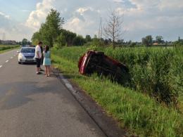 Przejażdżka kradzionym autem zakończyła się w rowie