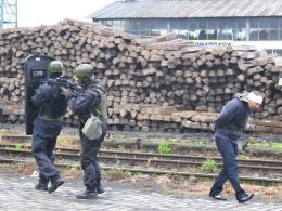 Ćwiczenia antyterrorystów na opolskim dworcu
