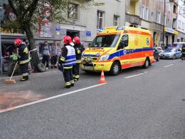 Zderzenie quada z busem w centrum Opola