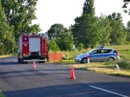 Pijany kierowca wjechał autem do kanału