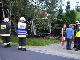 Wypadek busa wiozącego osoby niepełnosprawne