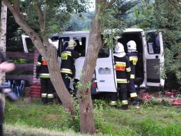 Wypadek busa wiozącego osoby niepełnosprawne