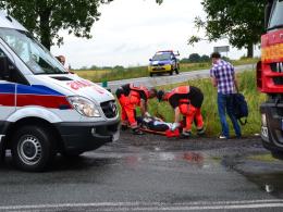Cztery osoby w szpitalu po wypadku w Buszycach