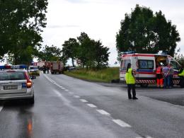 Cztery osoby w szpitalu po wypadku w Buszycach