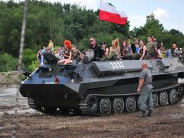 Dużym zainteresowaniem cieszył się też pojazd MTLBU.