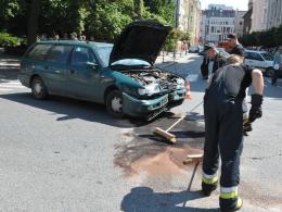 Groźny wypadek w centrum Opola