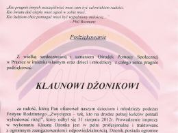 Klaun Dżonik pomysłem na imprezę dla dziecka!