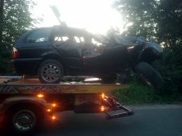 37-letni kierowca BMW zginął w wypadku