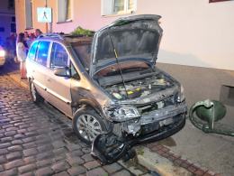 Wypadek podczas wyprzedzania w centrum Opola
