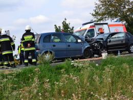 Czołowe zderzenie na trasie Opole-Nysa