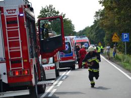 Czołowe zderzenie na trasie Opole-Nysa