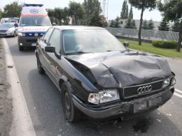 24-letnia kobieta trafiła do szpitala po wypadku