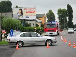 BMW i motorower zderzyły się na Malince