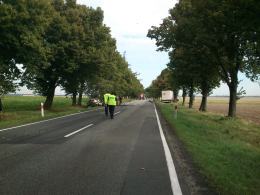 Tragiczne zderzenie pod Kluczborkiem, nie żyje kierowca lexusa