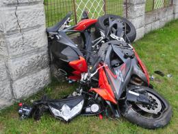Zderzenie motocykla ze skuterem w Żerkowicach
