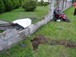 Zderzenie motocykla ze skuterem w Żerkowicach
