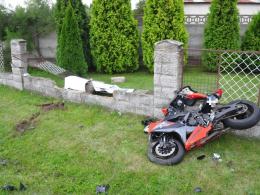 Zderzenie motocykla ze skuterem w Żerkowicach