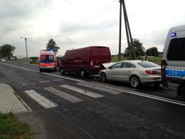 Trzy auta zderzyły się na ulicy Wrocławskiej