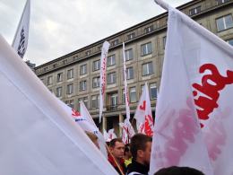 Opolscy związkowcy protestują w stolicy