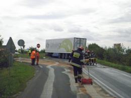 Serbski kierowca ciężarówki doprowadził do zderzenia
