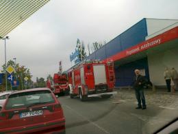 Ewakuacja Galerii Ozimskiej w Opolu