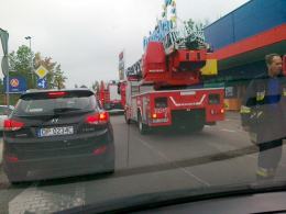 Ewakuacja Galerii Ozimskiej w Opolu