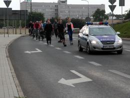 Rowerowa Masa Krytyczna na ulicach Opola