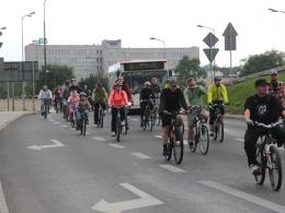 Rowerowa Masa Krytyczna na ulicach Opola