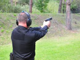 Służby mundurowe rywalizowały w turnieju strzeleckim