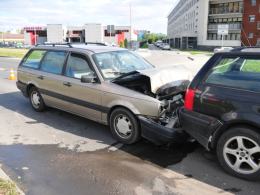 Cztery volkswageny zderzyły się na ulicy Oleskiej