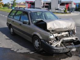 Cztery volkswageny zderzyły się na ulicy Oleskiej