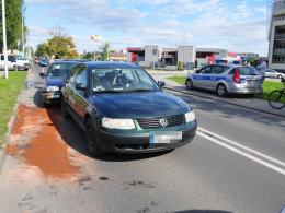 Cztery volkswageny zderzyły się na ulicy Oleskiej