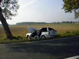 Groźny wypadek pod Pawłowem, rannego zabrał śmigłowiec