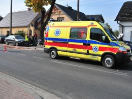 80-letnia kierująca zderzyła się z motocyklistą