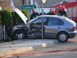 Kierowca seata spowodował wypadek w Popielowie