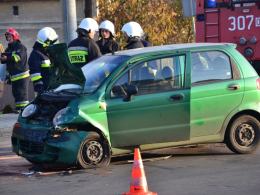 Kierowca seata spowodował wypadek w Popielowie