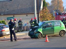 Kierowca seata spowodował wypadek w Popielowie
