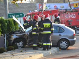 Kierowca seata spowodował wypadek w Popielowie