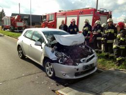 Wypadek na ul. Oleskiej, 29-latek trafił do szpitala
