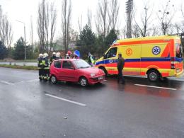 Volkswagen i fiat zderzyły się na ul. Batalionów Chłopskich