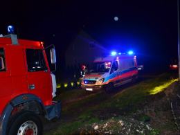 Pożar kotłowni domu jednorodzinnego w Naroku
