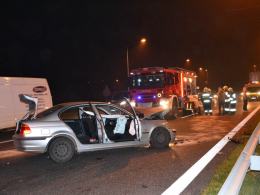 Trzy auta zderzyły się na A4, sprawca zapłaci 1000 zł mandatu